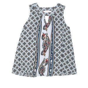 High neck dressy tank